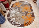Мокетен килим ERIKA 8013 beige/orange елипса